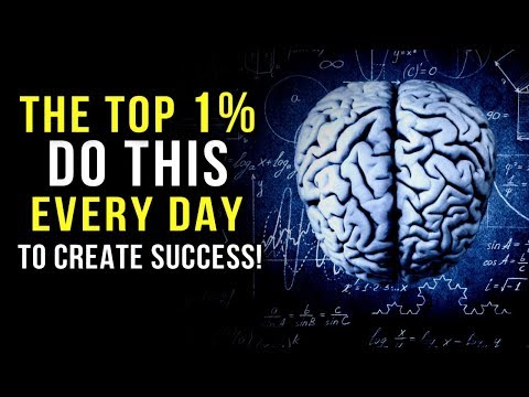 What the TOP 1% of SUCCESSFUL PEOPLE Do To TRAIN Their BRAIN for SUCCESS! (Law Of Attraction) Video