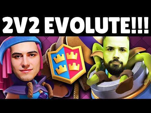 GRAX e CICCIO EVOLUTI nelle 2V2! - Clash Royale