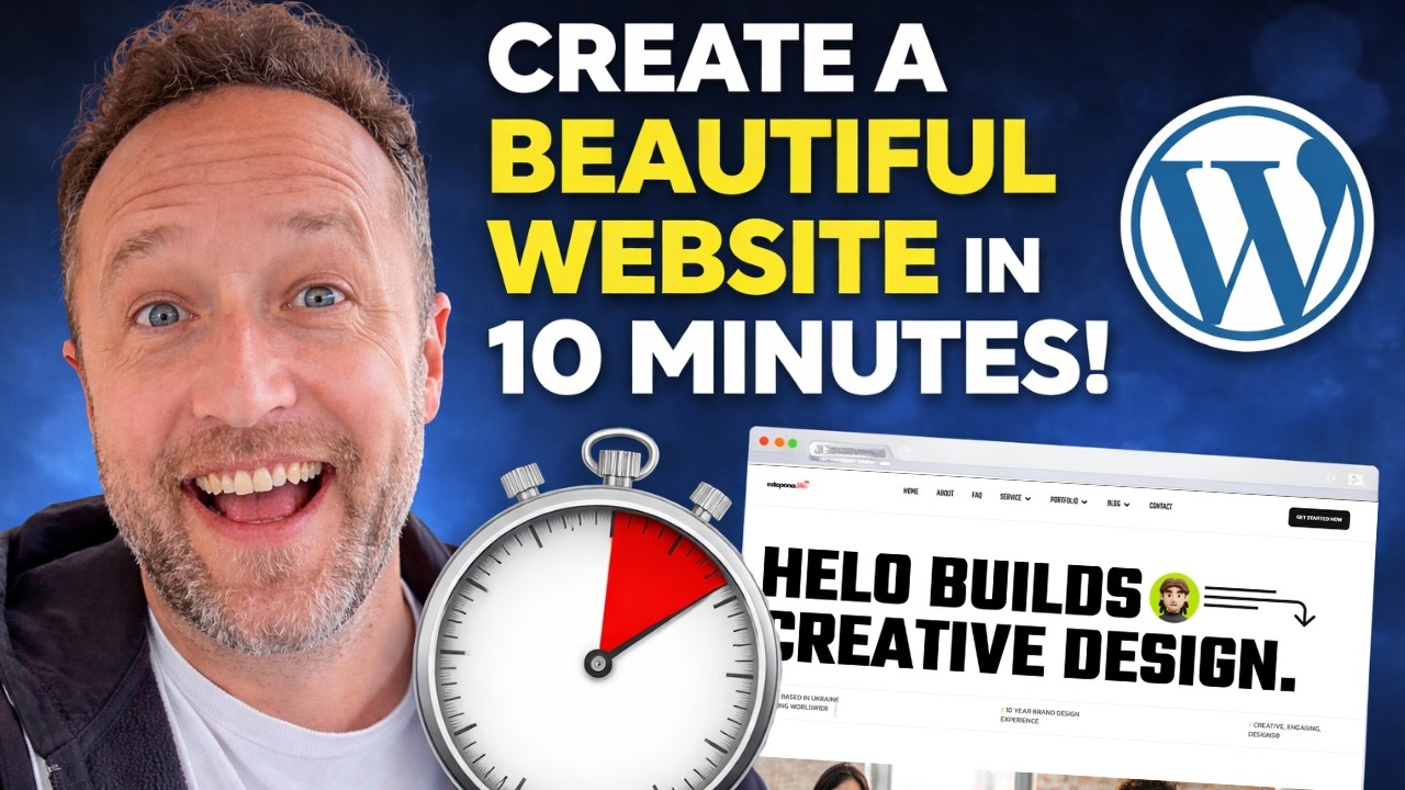 Create a Beautiful Animated Website with WordPress in 10 minutes