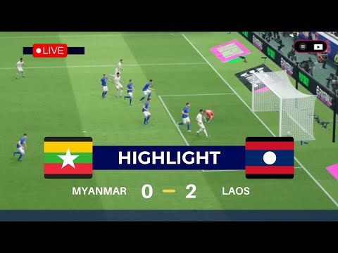 Myanmar Vs Laos Men's National Football Team AFC  Champions League 2025/26