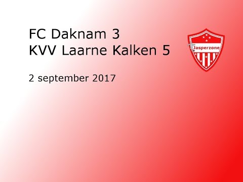 20170902 FC Daknam - KVV Laarne Kalken