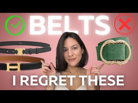 BELT COLLECTION: Favorites and my biggest REGRET!