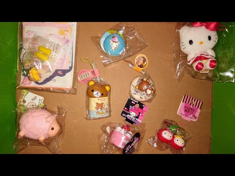 TWO SUPER RARE SQUISHY PACKAGES!! RK TAGS SANRIO & MORE! Video