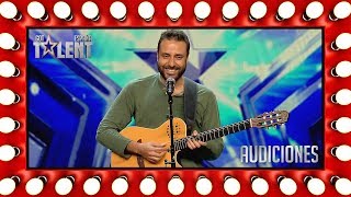 Este cantautor deja atónito al jurado con su ‘playback’ | Audiciones 7 | Got Talent España 2018