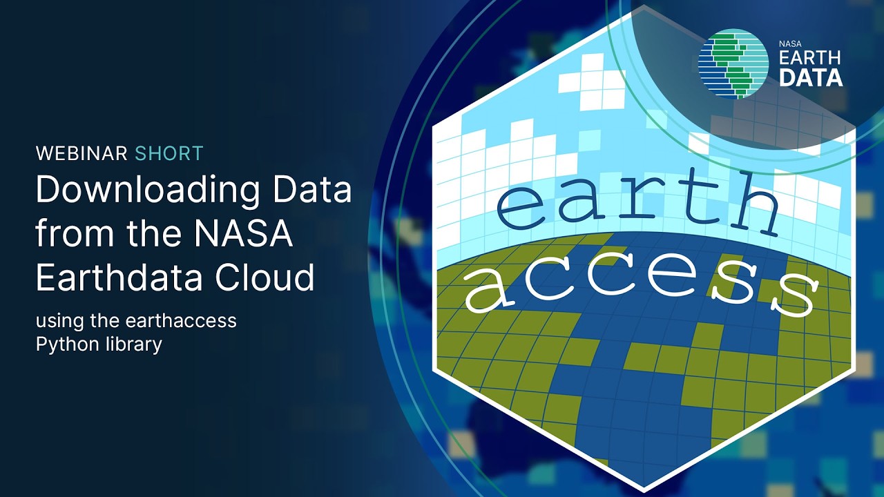 Downloading Data from the NASA Earthdata Cloud Using the earthaccess Python Library