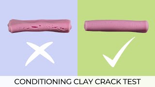 😄IS YOUR CRACK SHOWING? Conditioning Polymer Clay: Is it Conditioned?