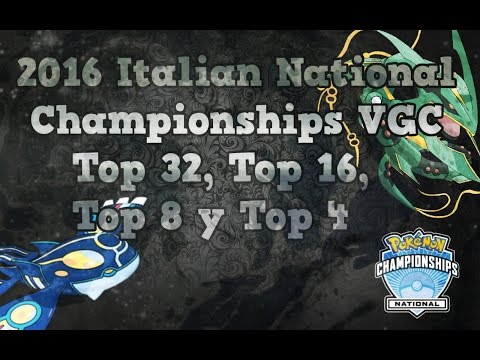 2016 Italian National Championships VGC Top 32,16,8,4
