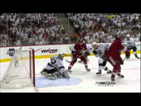 Marc-Antoine Pouliot goal. Los Angeles Kings vs Phoenix Coyotes Game 5 5/22/12 NHL Hockey