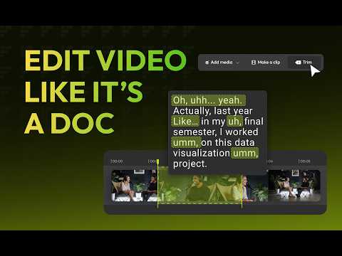 Flixier Edit by Transcript  소개 영상