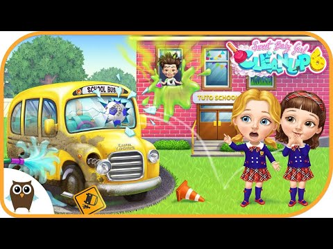 Sweet Baby Girl Cleanup 6 9 - School Cleaning Game | TutoTOONS | Educational | HayDay