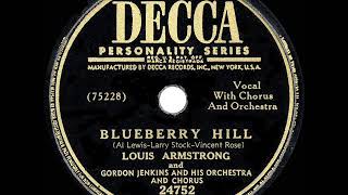 1949 HITS ARCHIVE: Blueberry Hill - Louis Armstrong &amp; Gordon Jenkins