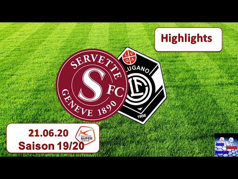 Highlights: Servette - Genf FC vs FC Lugano (21.06.2020)