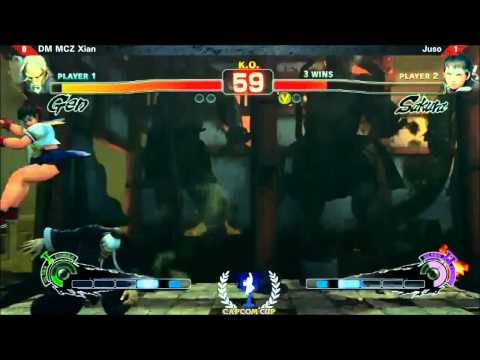 SSF4AE DM MCZ Xian vs Juso - TGS CapcomCup Qualifier