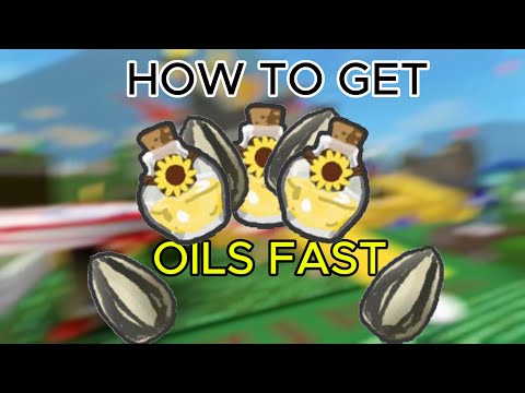 how to get oil fast in bees swarm simulator