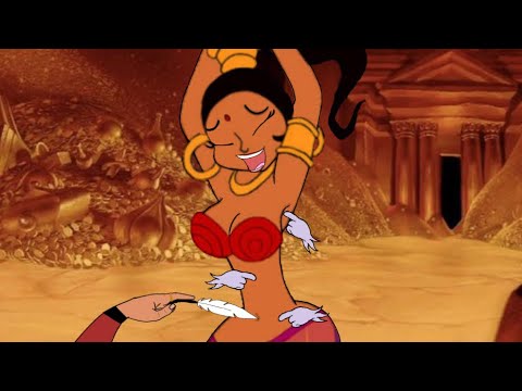 Tickle Animation - Aladdin Belly Dancer Tickled🪶 (20)