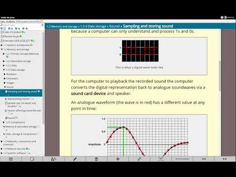 OCR Computer Science J277 Representing sound