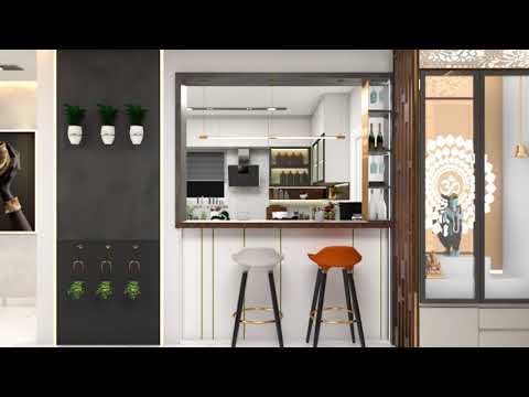 Buildflic Interiors | Interiors Home Tour of Mrs. Ashitha Jain  3BHK flat Rajpushpa Regalia, Kokapet