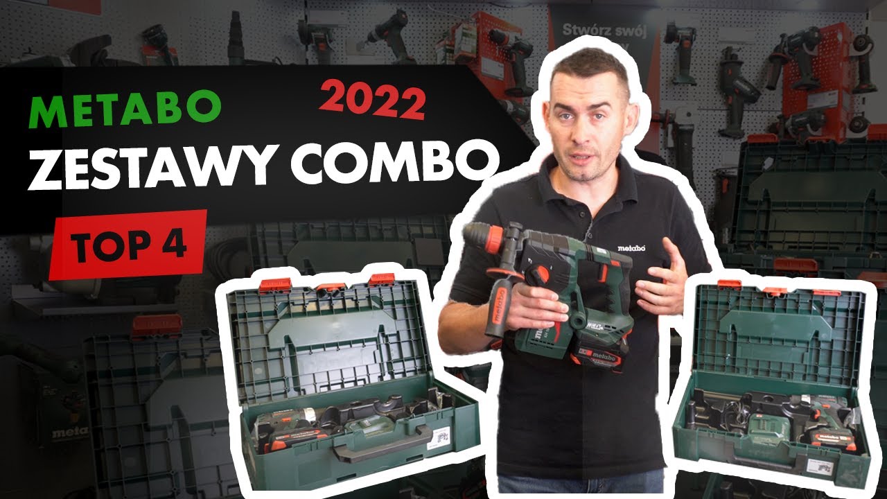 Metabo Zestawy Narzędzi Akumulatorowych COMBO - Bestsellery 2022