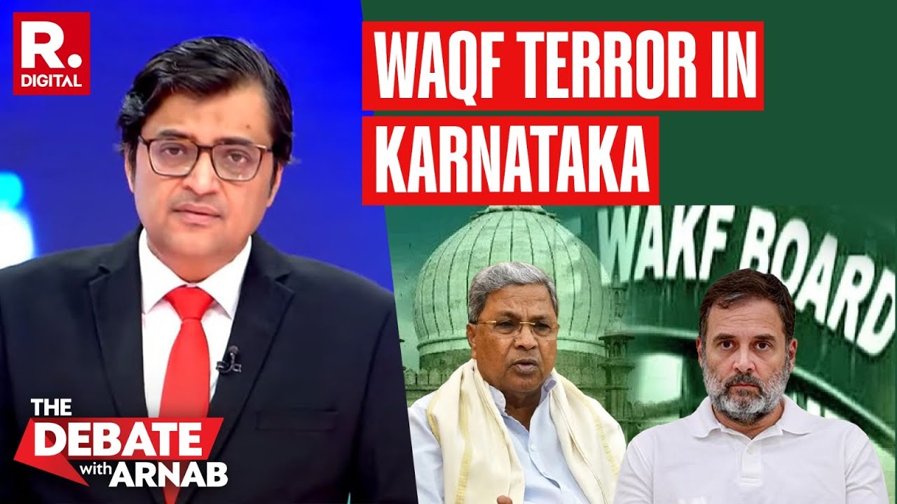 Debate With Arnab: Sensational Farmers Vs WAQF Fights Breaks Out | Republic TV