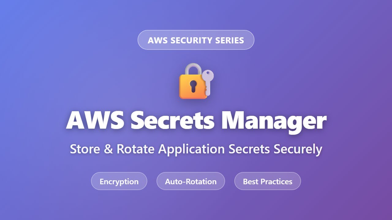 AWS Secrets Manager Tutorial: Store & Rotate Application Secrets Securely