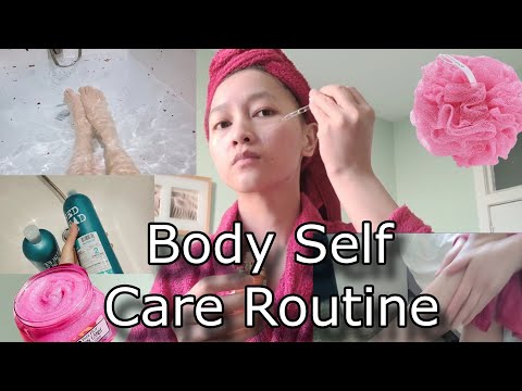BODY Care Routine for Glowy skin | Self Care Sunday | Nutei Ralte🌸🌸