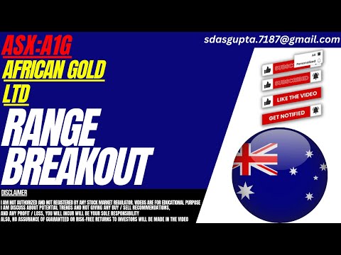 RANGE BREAKOUT : A1G STOCK ANALYSIS | AFRICAN GOLD LTD STOCK