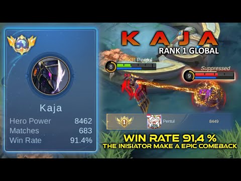 Top Global 1 Kaja | Win Rate 91,4% The inisiator make a epic comeback