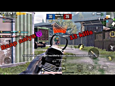 PUBG MOBILE || TDM MATCH AGAIN 13 KILL || #002  VIDEO