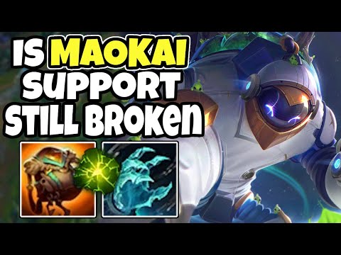 Challenger support tests to see if Maokai Support is S tier - Maokai support- 14.6 League of Legends
