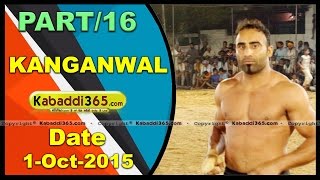 (13) Kanganwal (Sangrur) Kabaddi Tournament 1 Oct 2015