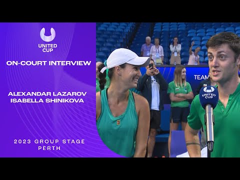 Shinikoca/Lazarov On-Court Interview | United Cup 2023 Group A