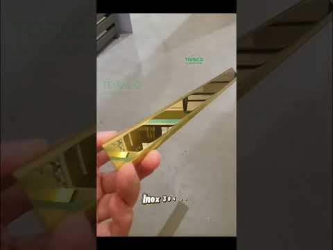 Góc Tường Sứt Mẻ? Che Đẹp Bằng Nẹp V Inox Vàng Gương