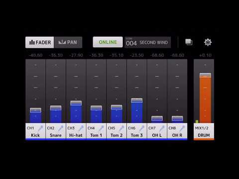 How to get Yamaha Monitor Mix on iPad