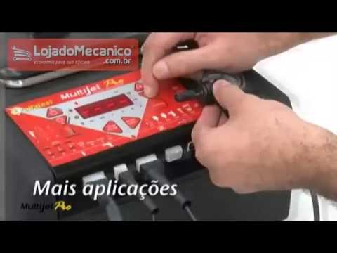 Máquina Limpeza/Teste Bico Multijet Pro 4 Auto - Vídeo