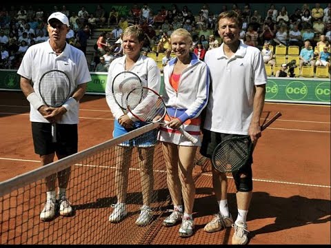 2011 Mixed Doubles : Mandlikova / Lendl vs Novotna / Mecir