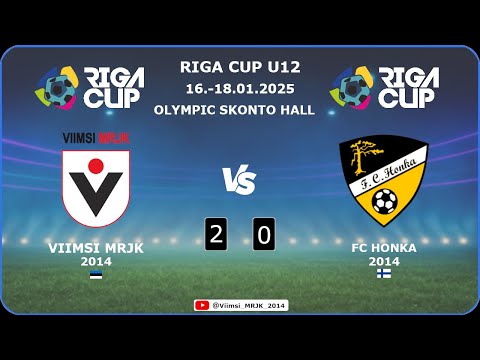 2026.01.17 - Riga CUP U12 - Viimsi MRJK (EST) vs FC Honka (FIN) 2-0