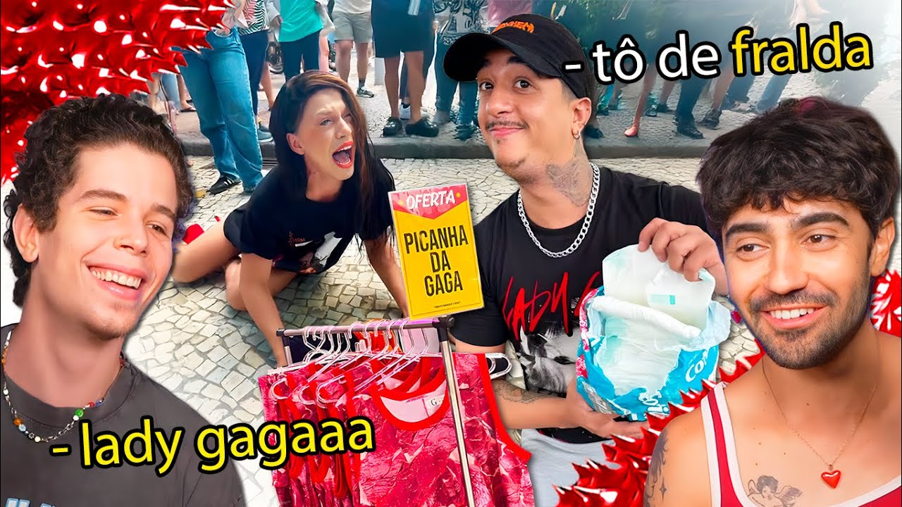 caos e confusão com Lady Gaga no Brasil