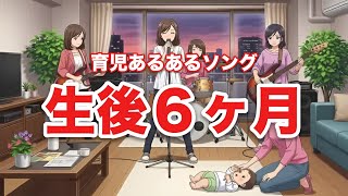 生後6ヶ月赤ちゃんあるあるの歌【育児あるあるソング】