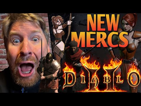 Project Diablo 2 - NEW MERCENARY ADDED (Comparison to Rogue Merc)!!