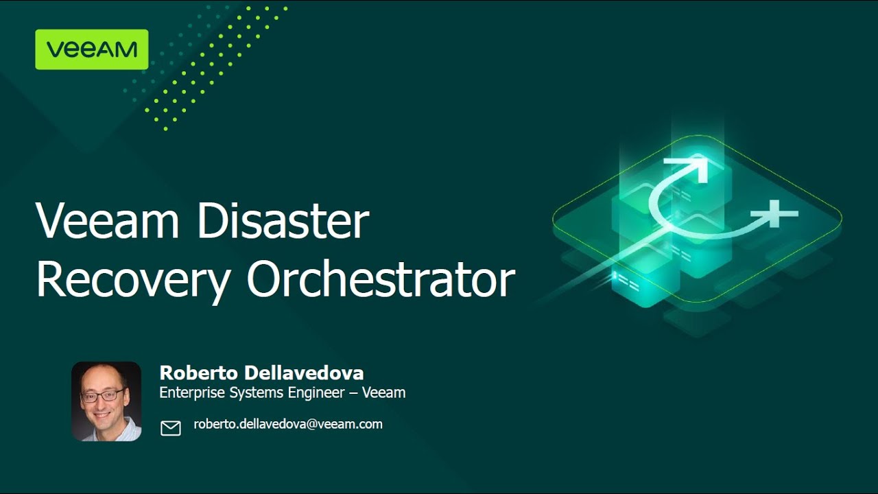 Veeam Disaster Recovery Orchestrator - Product Overview video