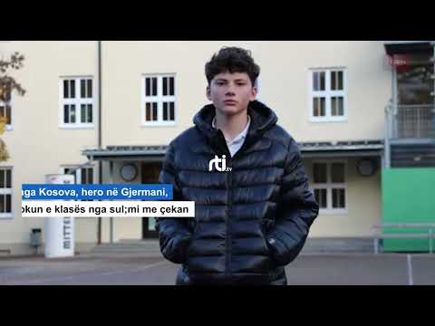 14-vjeçari nga Kosova, hero në Gjermani – si e shpëtoi shokun e klasës nga sulmi me çekan | RTI