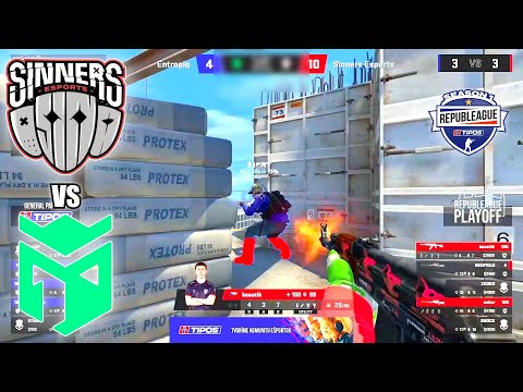 Sinners vs Entropiq - REPUBLEAGUE TIPOS Season 1 | CSGO HIGHLIGHTS