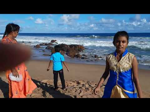Rohini& tanish little star plying beach