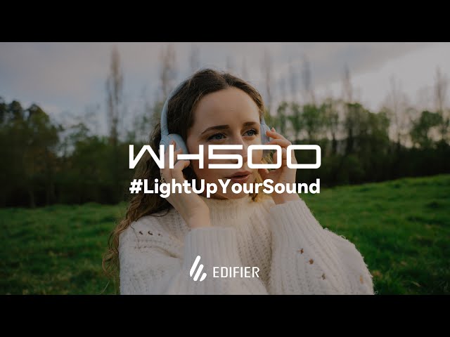 Cuffie wireless Edifier WH500 bianche video