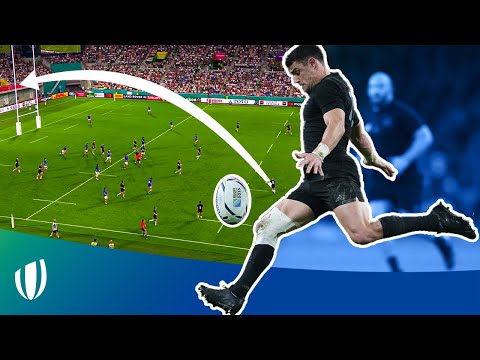 The LONGEST drop goals in Rugby World Cup History | Dan Carter, Stuart Hogg & Zinzan Brooke