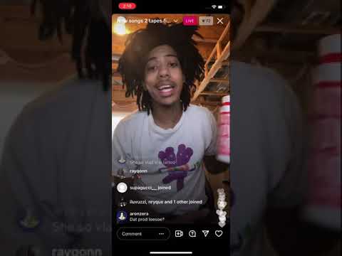 Zellyocho on ig live playing bangers and talking about VLAD