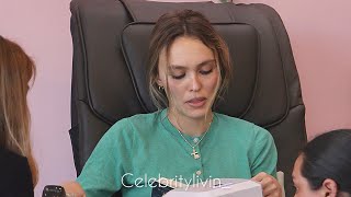 Lily Rose Depp's Pampering Session: Nailing It at the Salon!