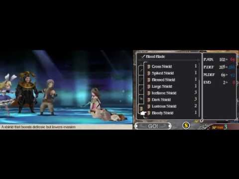 [Bravely Default] Khamer, The Jackal, Praline - Hard - Solo Agnés