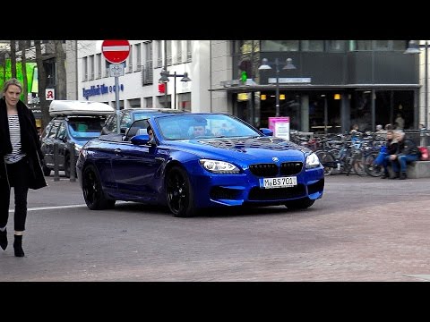 BMW M6 F12 with Akrapovic exhaust | revs and accelerations in Ulm/Neu-Ulm