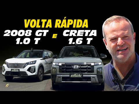 HYUNDAI CRETA 1.6 AND PEUGEOT 2008 GT ON THE FAST LAP! Rubinho accelerates the TURBO-CHARGED SUVs...